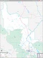 Lewis And Clark, Mt Carrier Route Wall Map